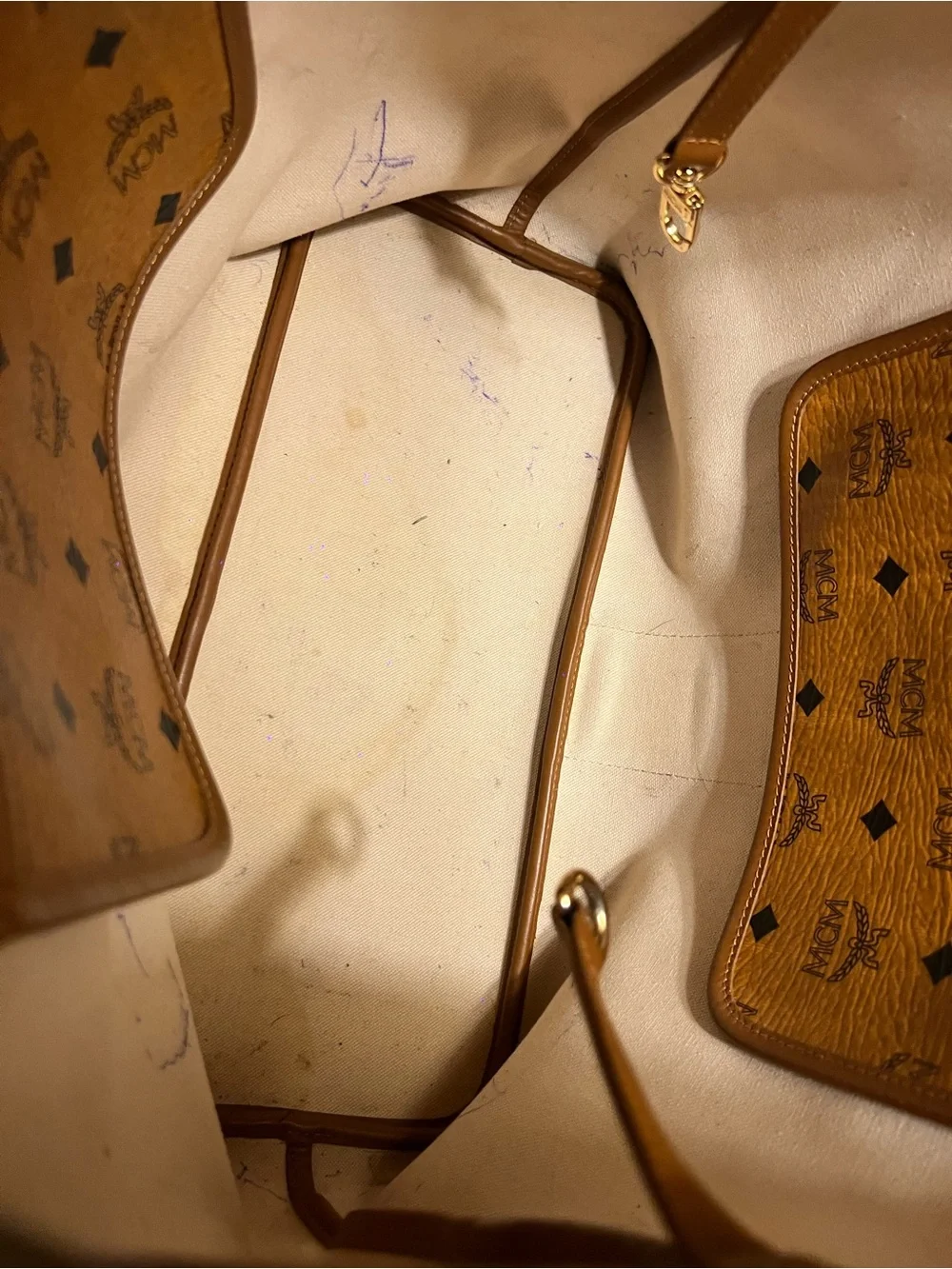 MCM gold tone